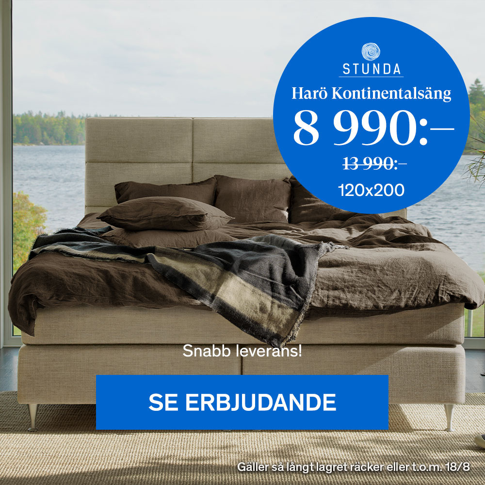 Stunda Harö Kontinentalsäng 8 990:-